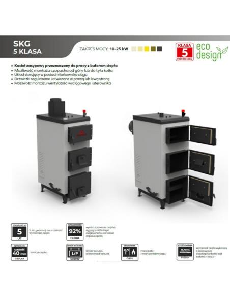 KOCIOŁ KRZACZEK SKG 15kW MC 5 KLASA  - 4