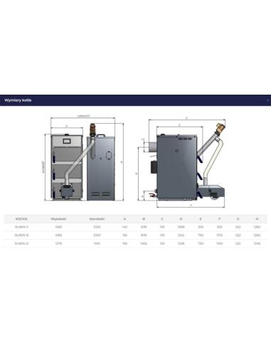 KOCIOŁ ZĘBIEC RUBIN BIO LINE 21KW 5 KL