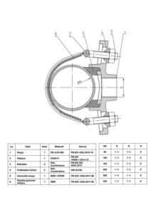 NASADA RUROWA BEZKOŁ.150/50 ŻELIWO 2