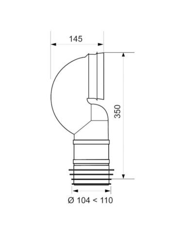 KOLANO WC 110 FAJKOWE WIRQUIN 71240201