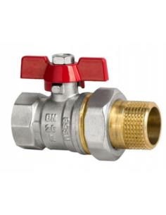 ZAWÓR KULOWY Z ŚRUB.1" INV/DIAM MOTYL