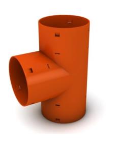 DR TRÓJNIK DREN 100X100