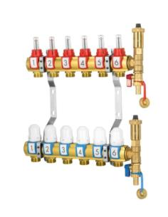 ROZDZIELACZ 1" DO PODŁOGÓWKI 11-SEKC. Diamond - 1