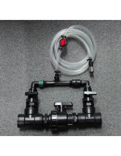 ASPIRATOR/INJECTOR 1" Z BY-PASS wąż+sitk